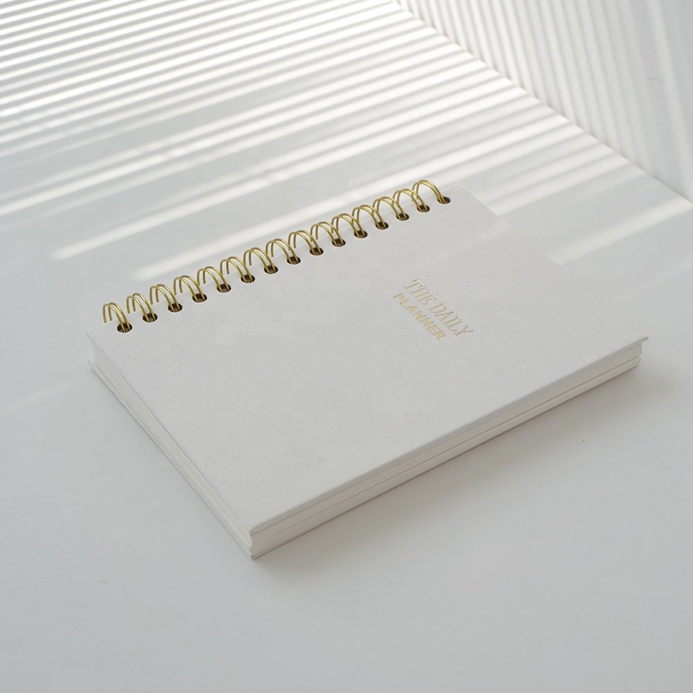 Custom Hardcover Notebooks Linen Journal A5 The Diary Planner With Good Quality Gift Set