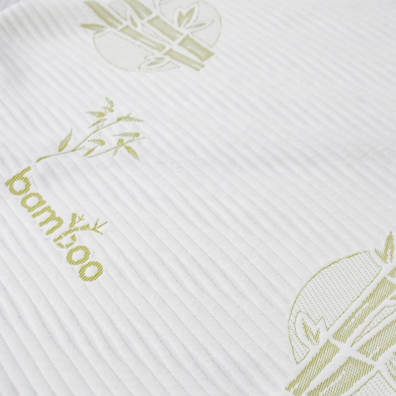 High quality China Comfortable & Antimicrobial Bamboo Fiber Jacquard Knitted Mattress Fabric