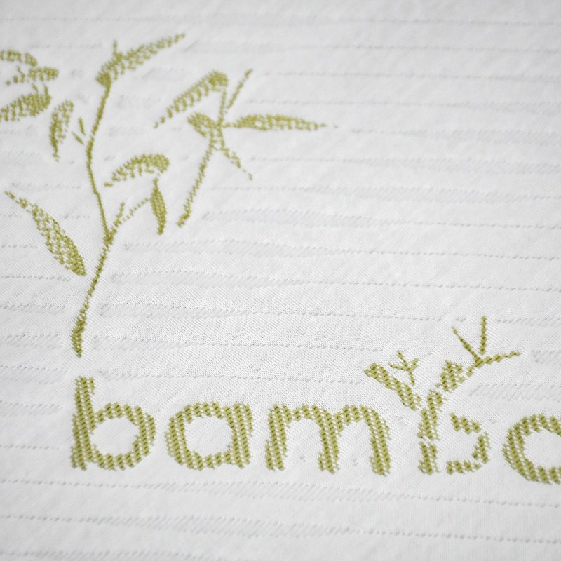 High quality China Comfortable & Antimicrobial Bamboo Fiber Jacquard Knitted Mattress Fabric