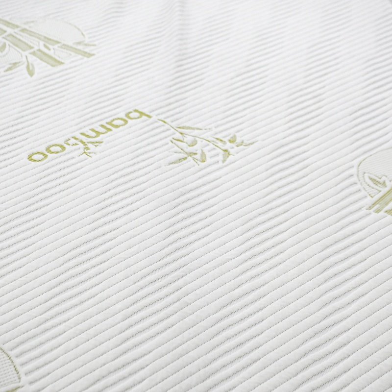 High quality China Comfortable & Antimicrobial Bamboo Fiber Jacquard Knitted Mattress Fabric