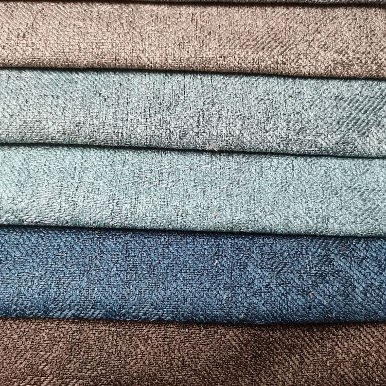 China Production Polyester Linen Like Fabric Flax Linen Fabric Jacquard Linen Fabric