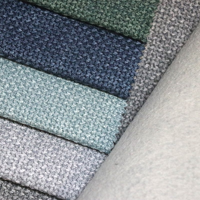 2486 Home Textile Africa Raw Material Upholstery Furniture Easy Clean Heavy 380gsm Backing Water Oil Proof Linen Sofa Fabric