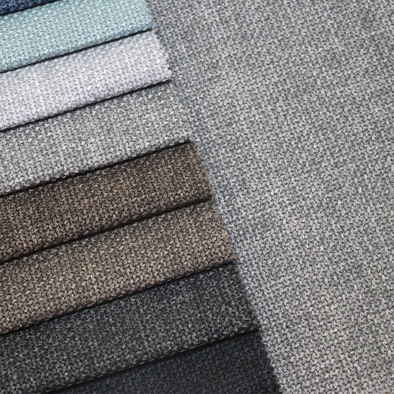 2486 Home Textile Africa Raw Material Upholstery Furniture Easy Clean Heavy 380gsm Backing Water Oil Proof Linen Sofa Fabric