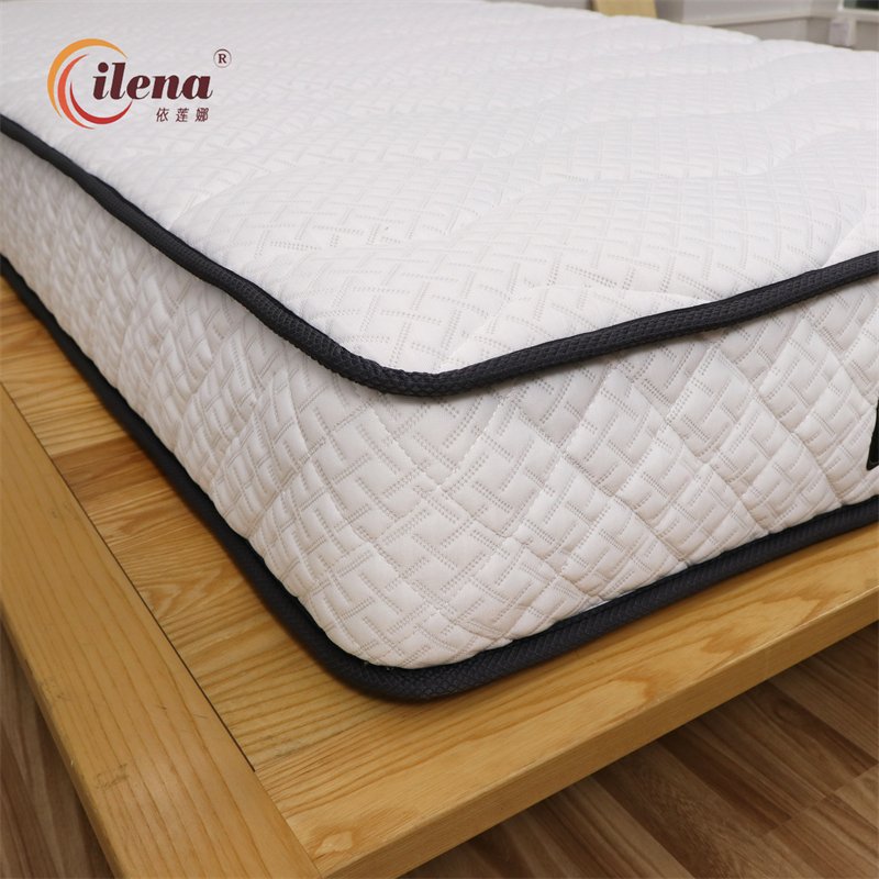 Top Sellers Full Size Roll Up Bamboo Fiber Mattress Pocket Bed Foam Spring Mattress For Hotel