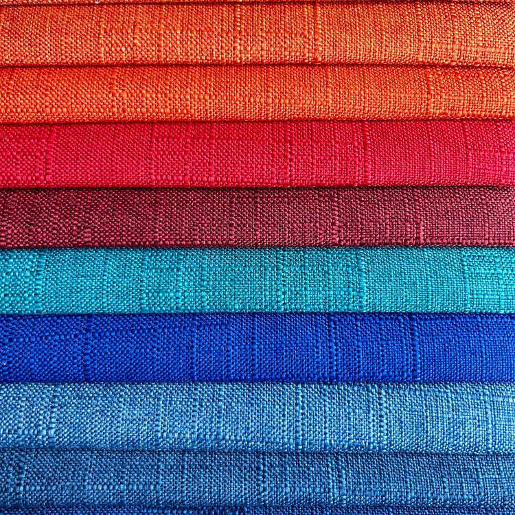 Home Deco linen look polyester blend fabric linen textile upholstery sofa linen furniture