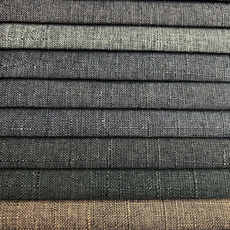 Home Deco linen look polyester blend fabric linen textile upholstery sofa linen furniture