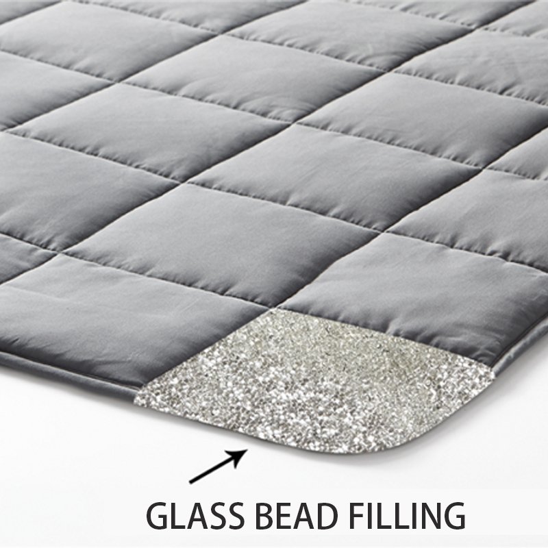 Factory Hot Sale Soft Bamboo Fabric cover cooling summer Weighted Blanket for with cooling for insomnia for adults therapy
