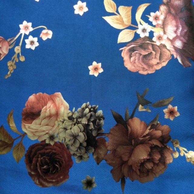 100% Polyester 3D Foil Print Fabric