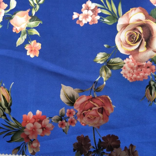 100% Polyester 3D Foil Print Fabric