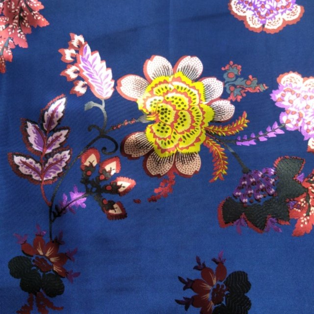 100% Polyester 3D Foil Print Fabric