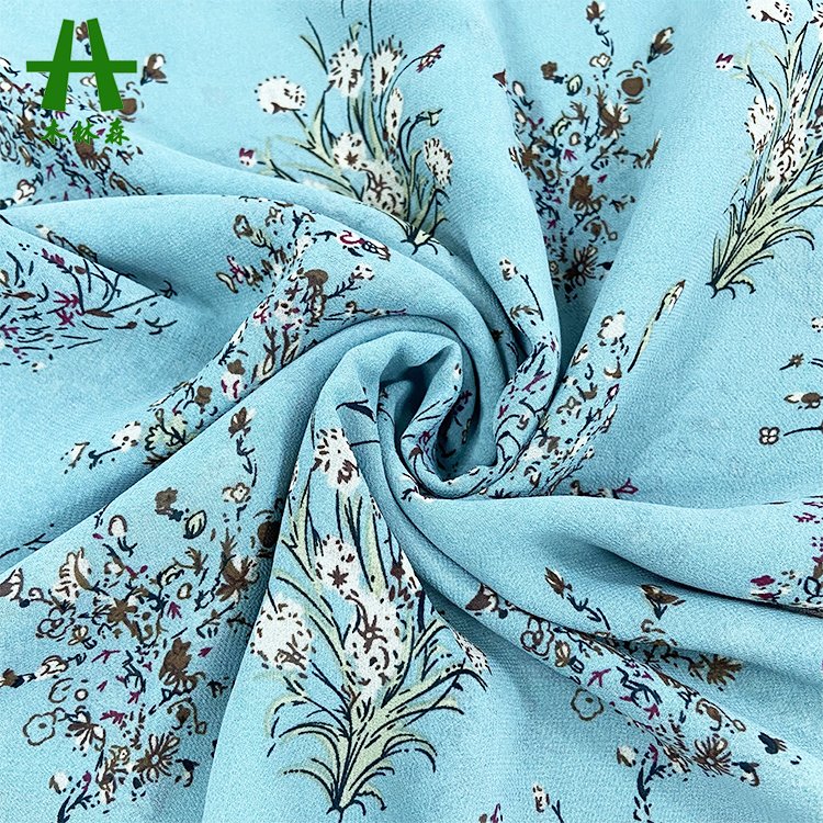 Mulinsen Textile 100% Polyester 100D High Quality Chiffon Fabric Print for Women