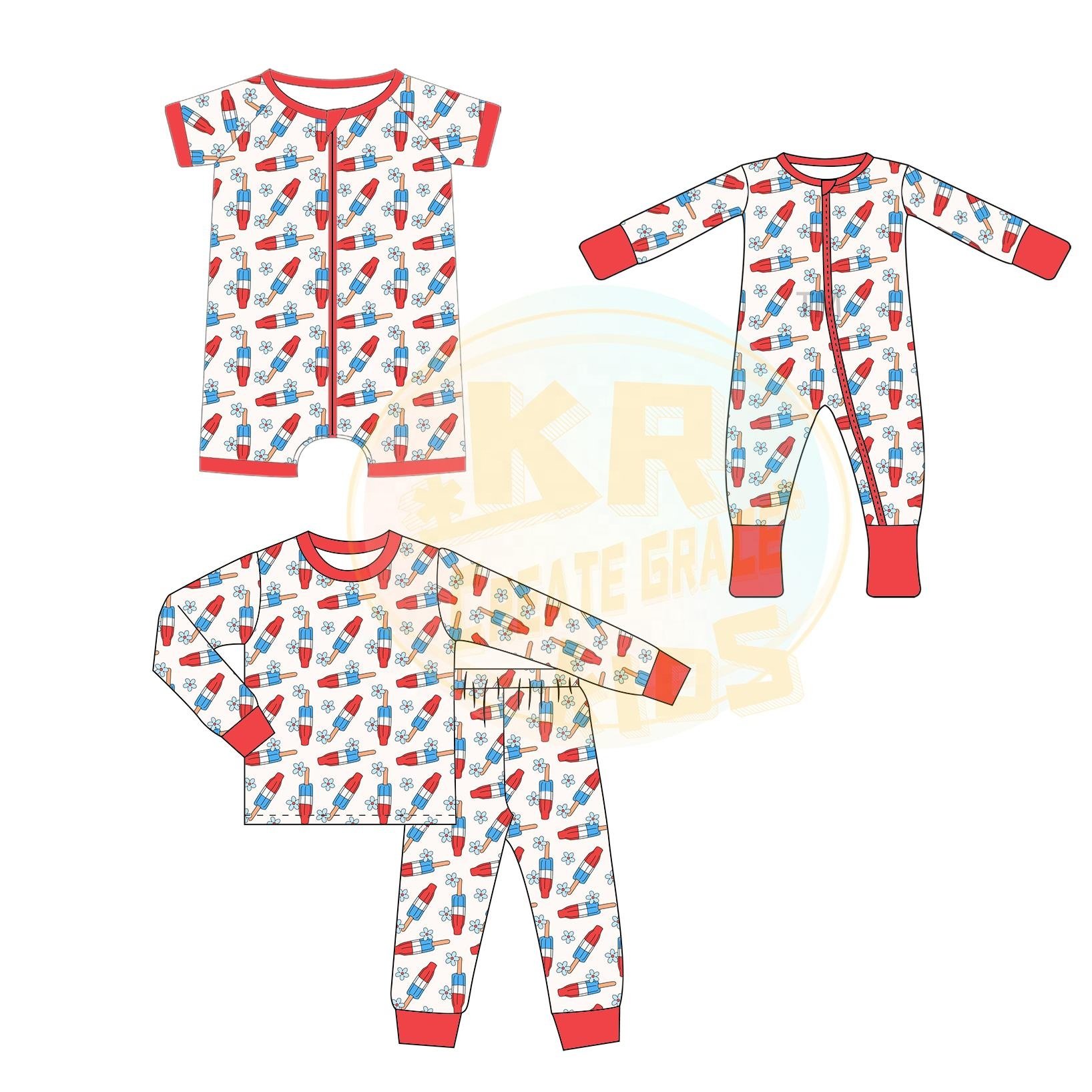 Boys girls Nightwear cute For Kids Pajamas Set,Kids Suits 100% Bamboo , Wholesale Children Clothes