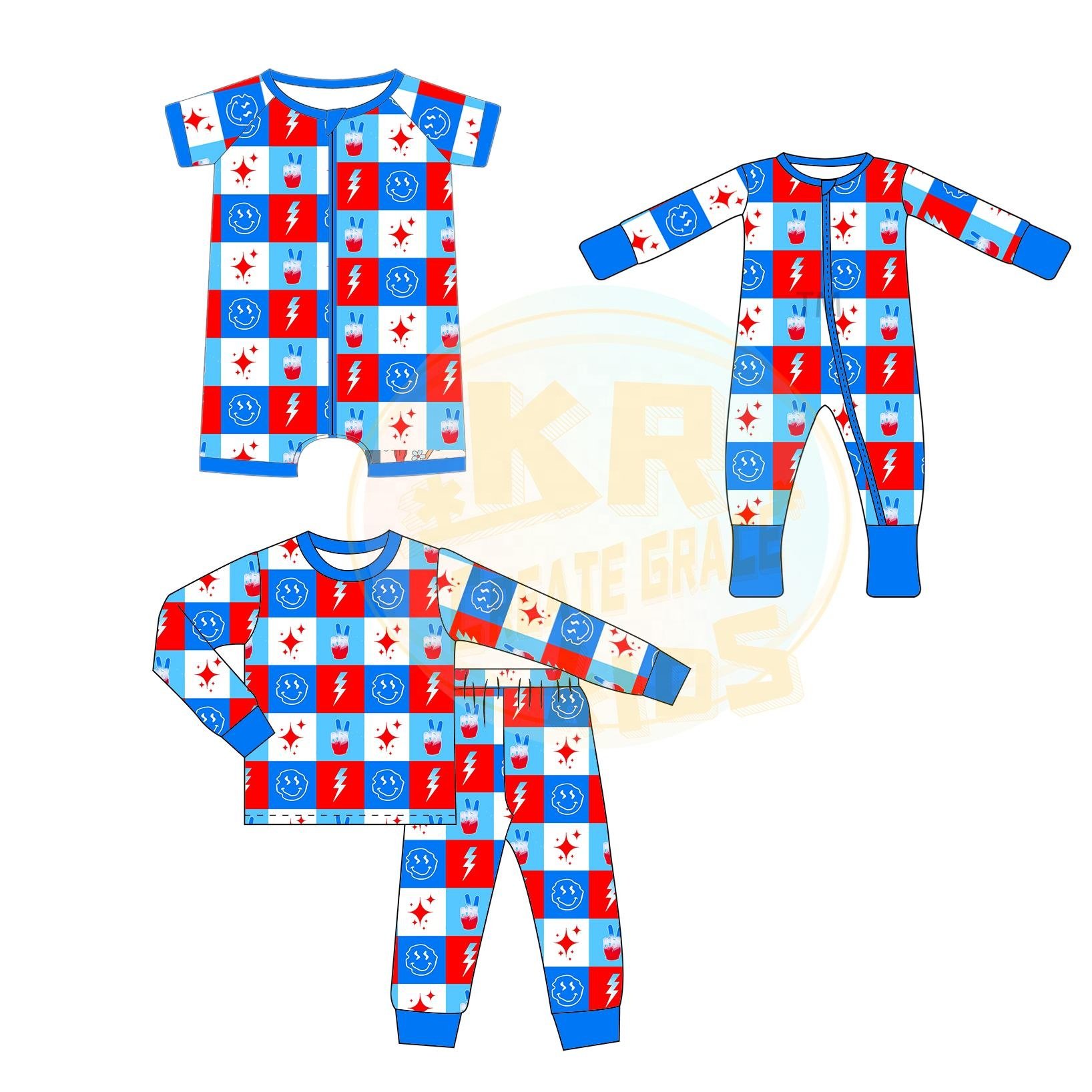 Boys girls Nightwear cute For Kids Pajamas Set,Kids Suits 100% Bamboo , Wholesale Children Clothes