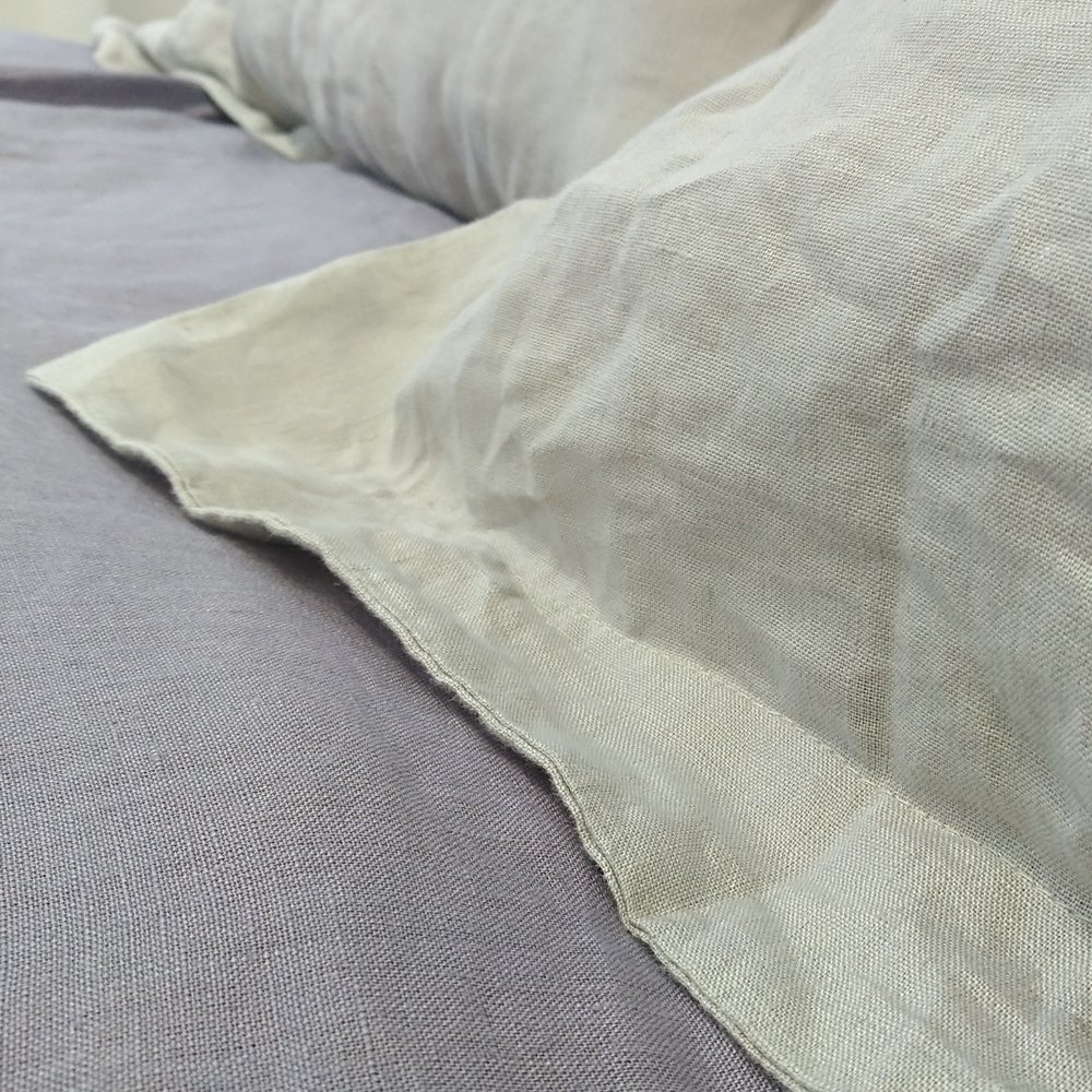 280cm Wide Width Plain Dyed French 100 Washed Pure Linen Fabric For Curtain Bedding Set