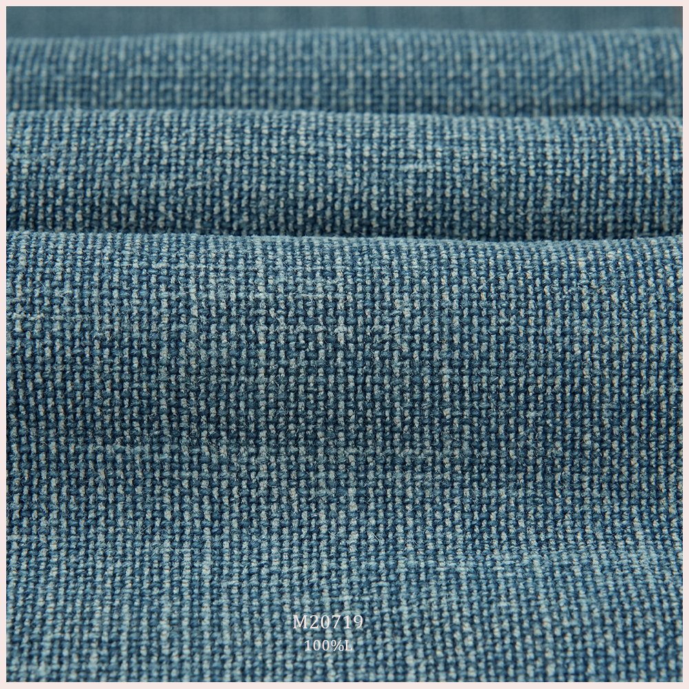 Gorgeous Print 100% Linen Upholstery Fabric For Curtain Sofa Furniture Cushion