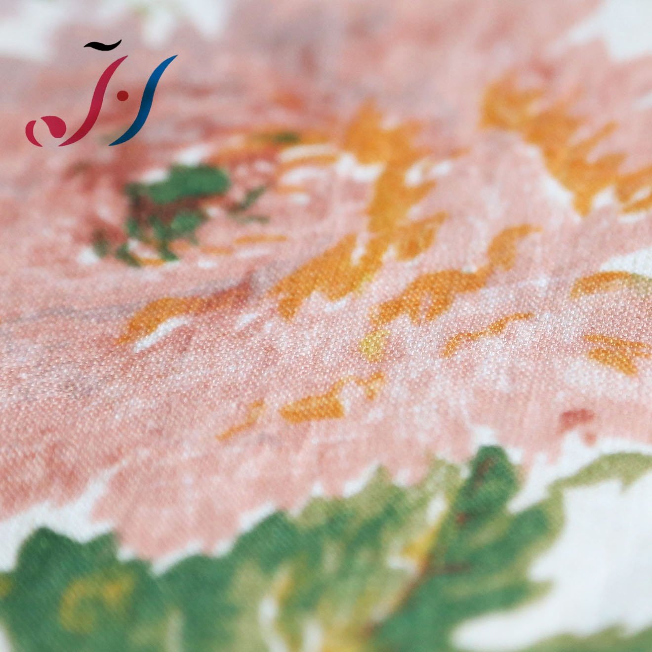 Breathable No MOQ 100% pure linen custom digital printed fabric for clothing