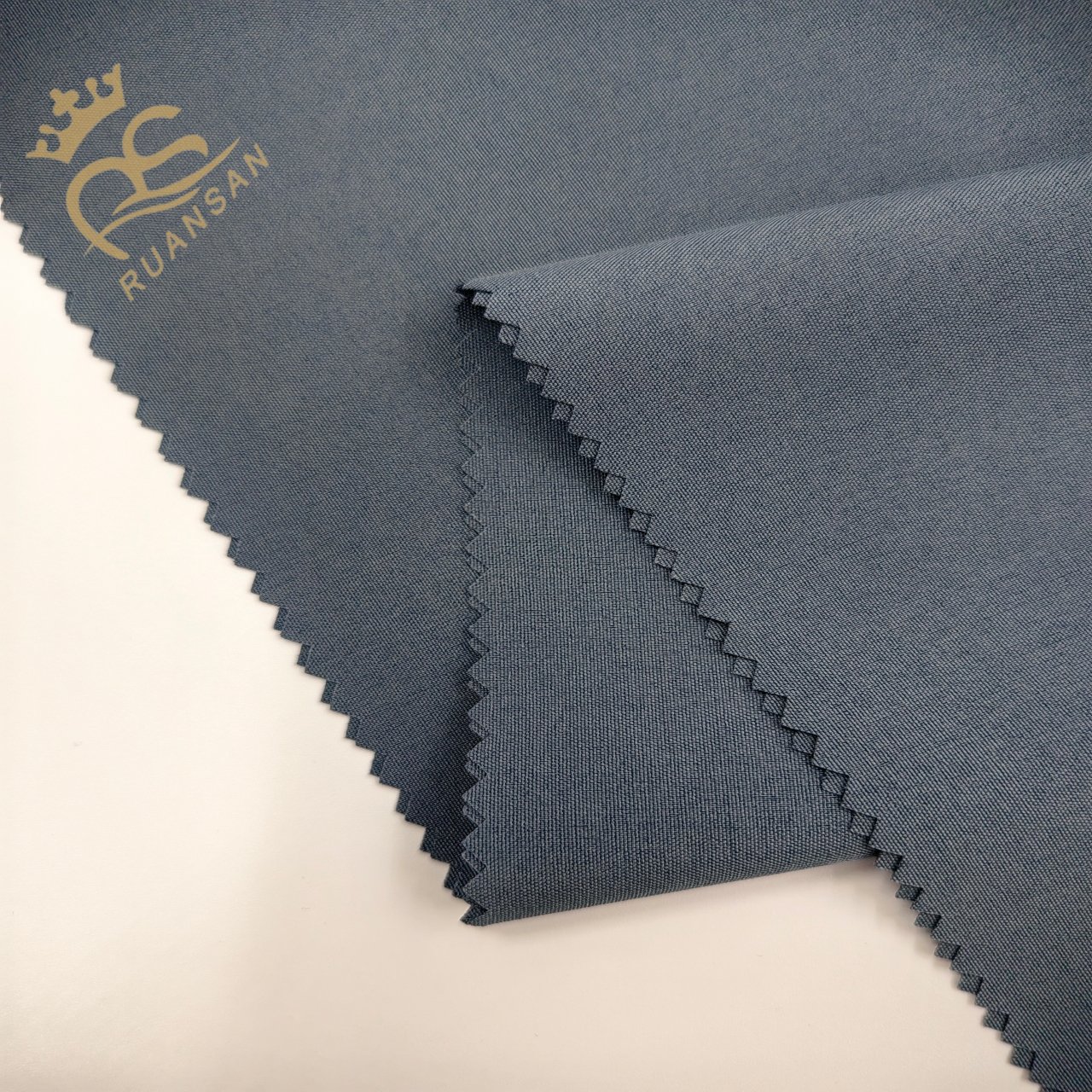 Shaoxing Ruansan 92% polyester 8% Spandex Hotsale Single 75D 4 Way Stretch Woven Fabric Polyester Single NS fabric