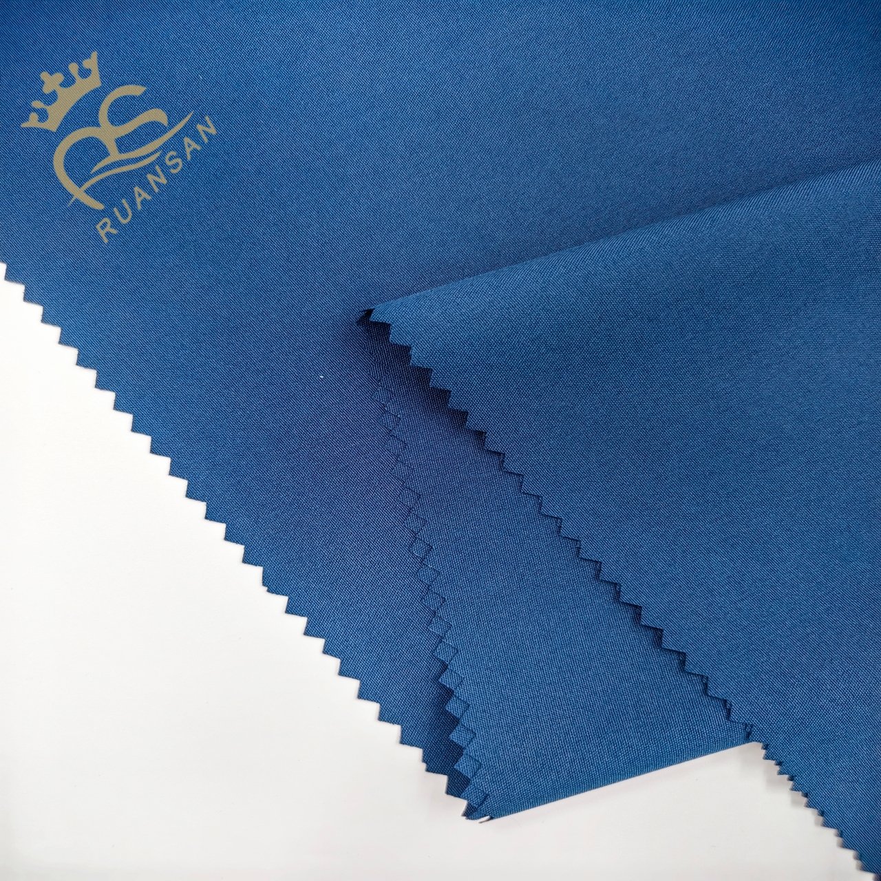 Shaoxing Ruansan 92% polyester 8% Spandex Hotsale Single 75D 4 Way Stretch Woven Fabric Polyester Single NS fabric