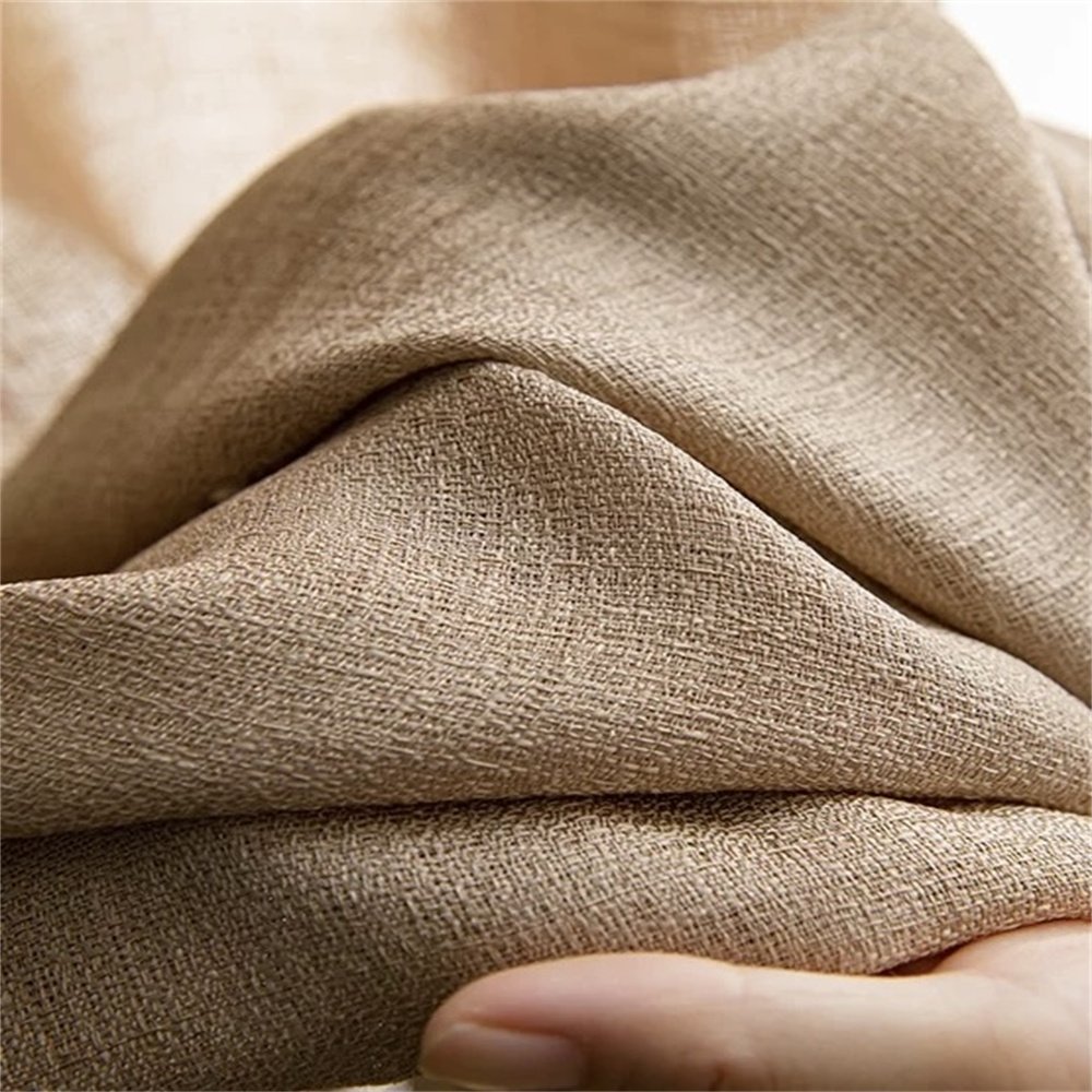 320 cm 100% Polyester linen chiffon Fabric,White sheer Curtain Fabric, Fireproof Voile Curtain Fabric
