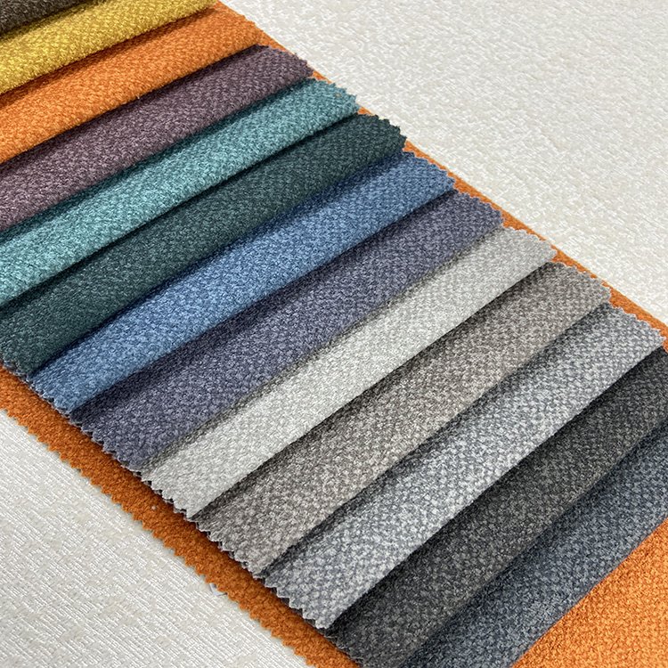 Chinese Factory Holland Velvet Textile 100%polyester Jacquard Sofa&Curtain Fabric