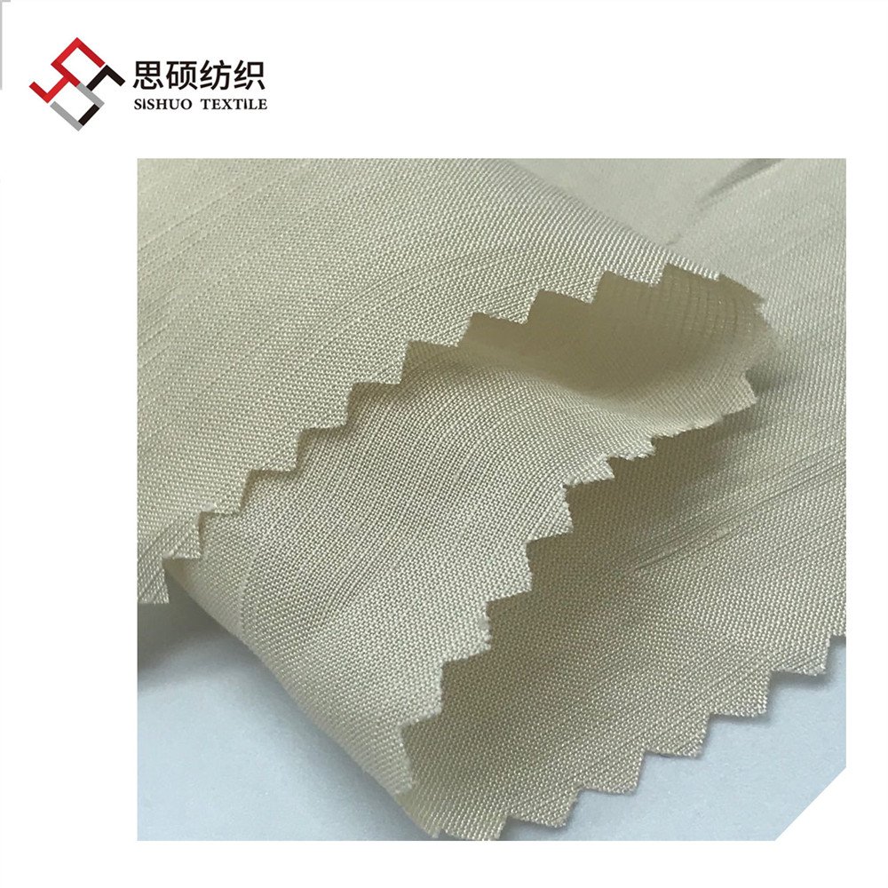 twist 39% viscose 25% Tencel 36% Linen plain fabric for wedding dress garment pants