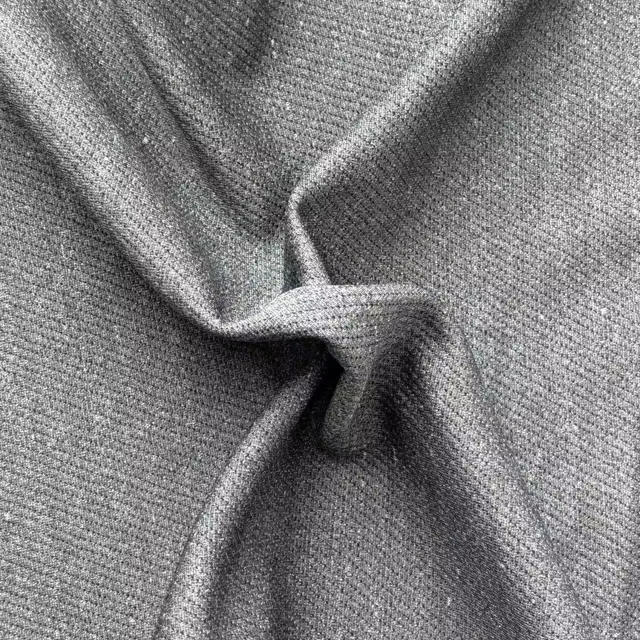 Luxury Gray 240g 100% Polyester Knitted Jacquard Home Textile Breathable Bamboo Fiber Mattress Cover Fabric