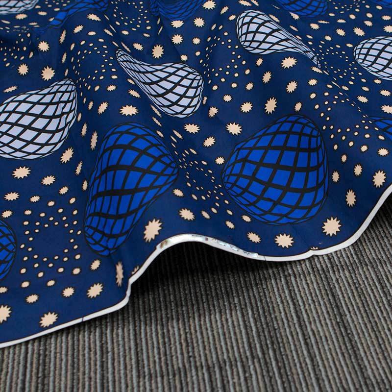 Custom Logo Chiganvy Wax Fabric Printing Ethnic Wax Printed Soft African Wax Fabric