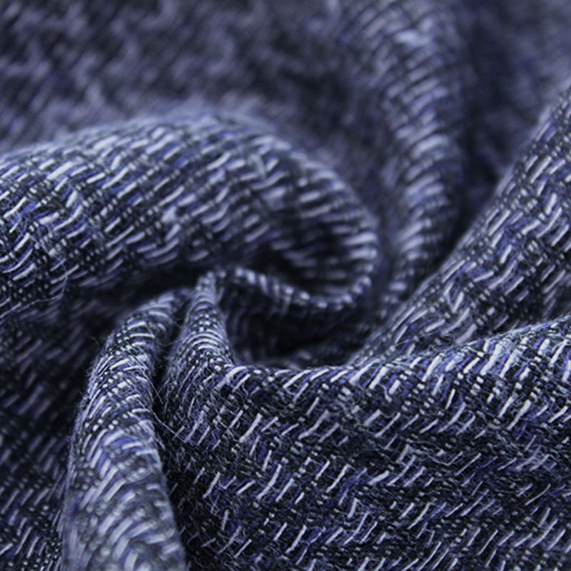 High Quality Hot Selling Linen Wool Yarn Dyed Fabric for Suits or Coat