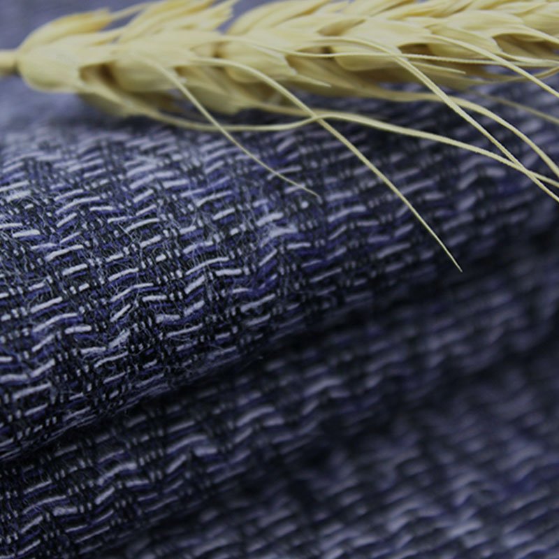 High Quality Hot Selling Linen Wool Yarn Dyed Fabric for Suits or Coat