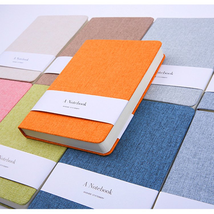 Linen Journal Custom Hardcover Custom Notebooks A5 School Supplies Fancy Diary Nice Journal With Good Quality