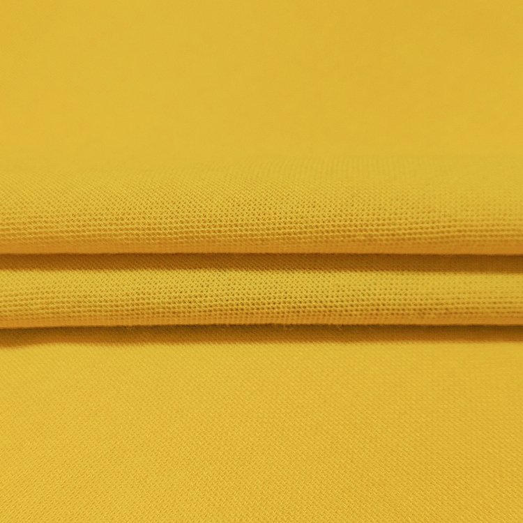 Quick Dry Knitted Pique Fabric For Sports, Solid Cotton Bamboo Material Pique Fabric For Polo Shirt/
