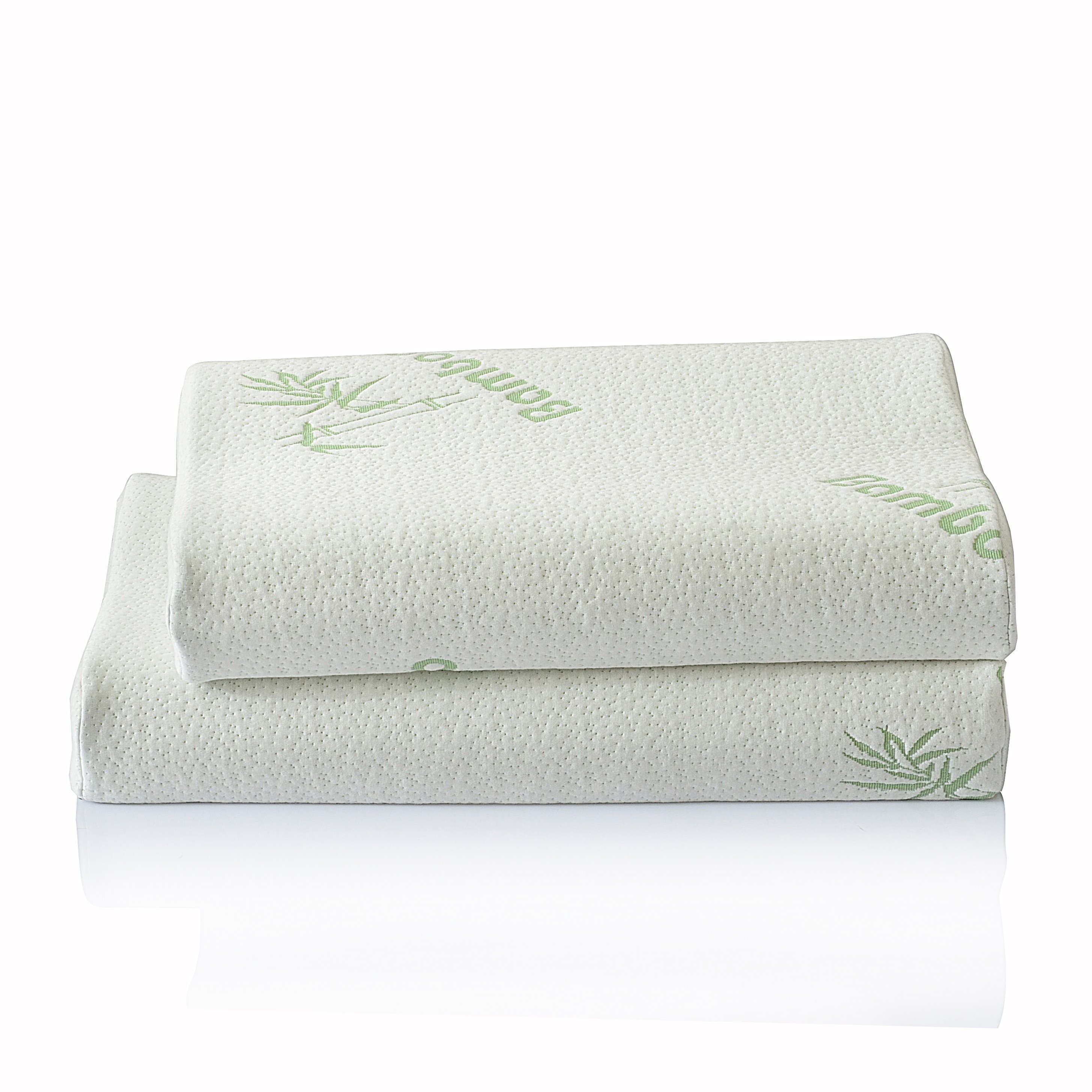 Memory Foam Wave Shape Bed Pillow with Bamboo Fabric Fiber for Good Sleep
