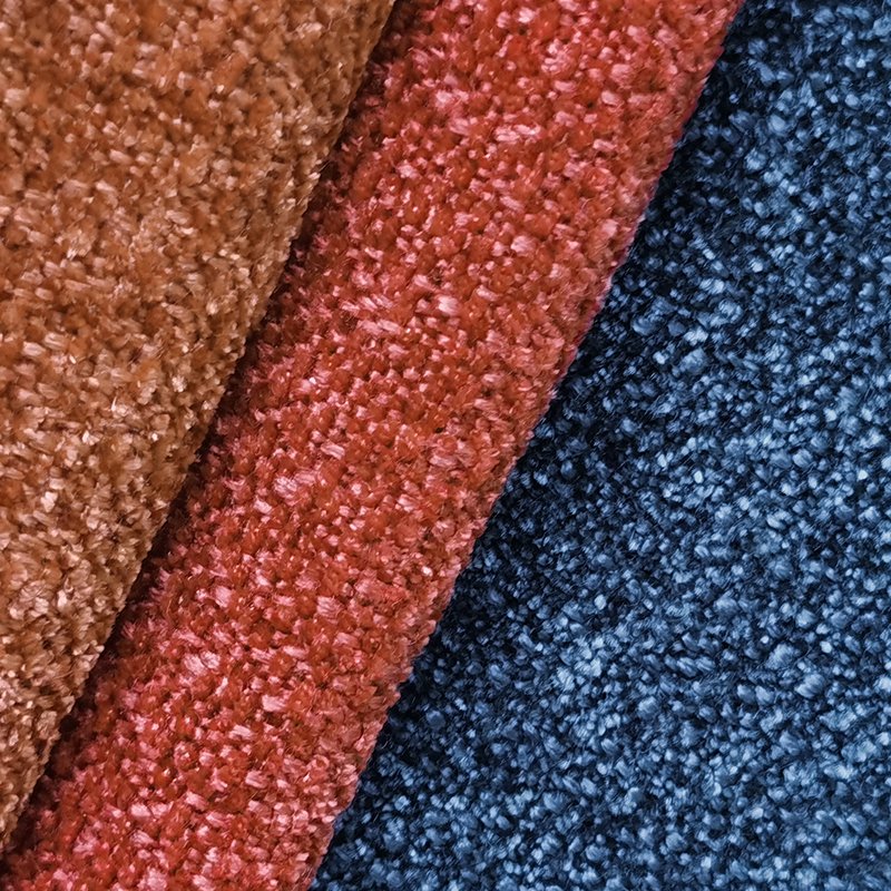Anti-Mildew Sofa Material Fabric Emboss Italian Upholstery Fabrics Linen Woven Chenille Fabric For Sofa 2 Seater