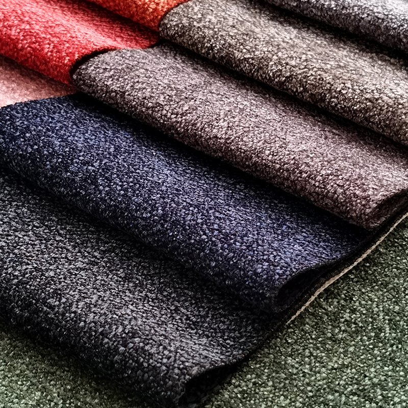 Anti-Mildew Sofa Material Fabric Emboss Italian Upholstery Fabrics Linen Woven Chenille Fabric For Sofa 2 Seater