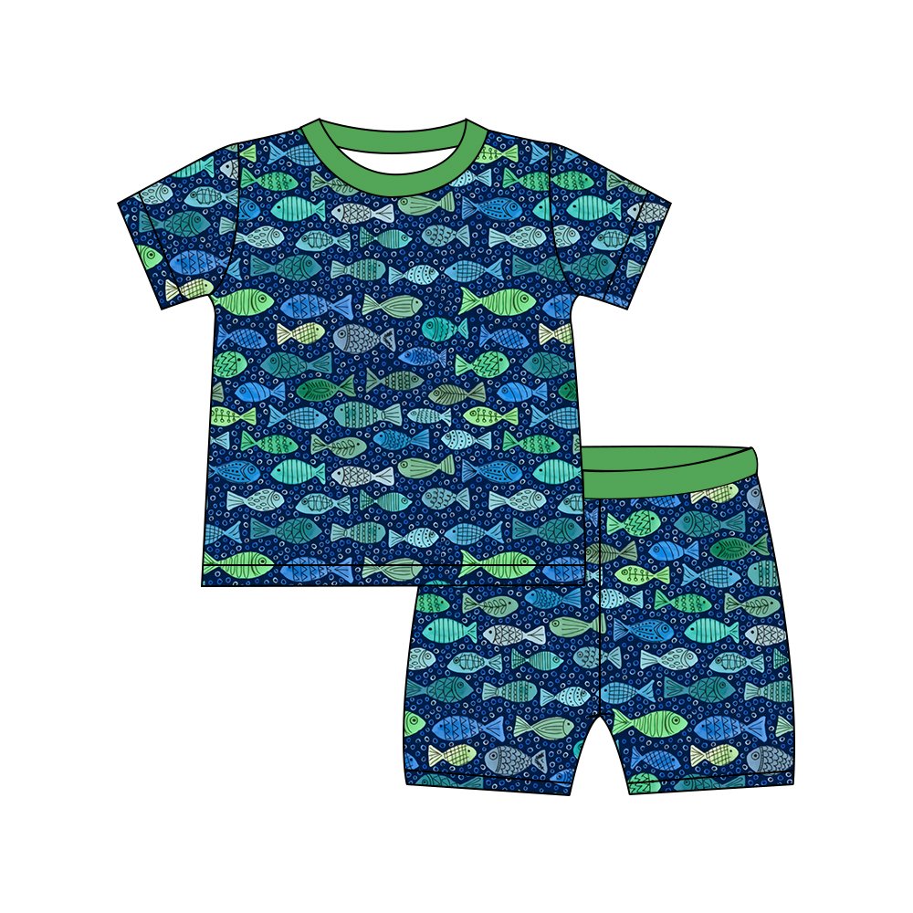 Factory Quick TAT Custom High Quality Bamboo Baby Romper Kids Sleepers Family Matching Pajamas