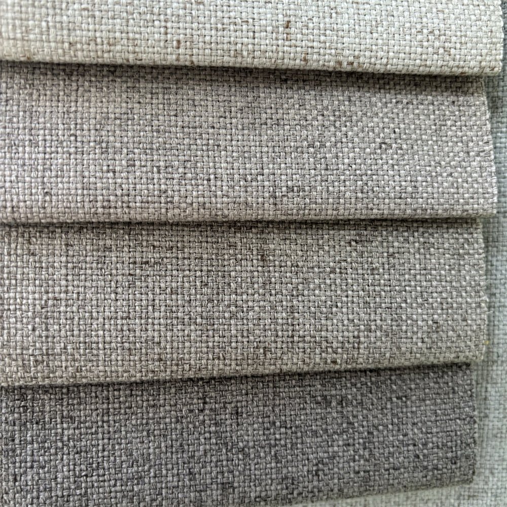 textile fabrics linen Fabric 100% Upholstery For Curtain Sofa Pillow Panel Furniture Vega 0137
