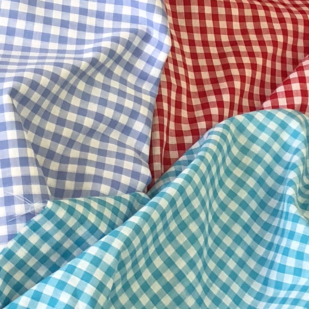 Factory direct sale Plaid clothing linen fabric wholesale multi-color can be customized with factory price