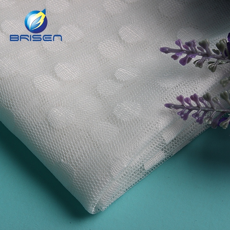 100 Polyester Dot Tulle Fabrics For Baby Dress