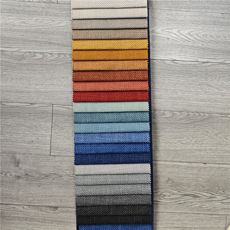 High End Customized Sofa Fabric Manufacturer Sofa Upholstery Fabric Linen Fabric