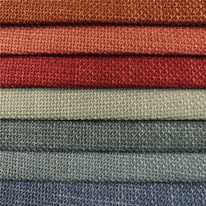 High End Customized Sofa Fabric Manufacturer Sofa Upholstery Fabric Linen Fabric