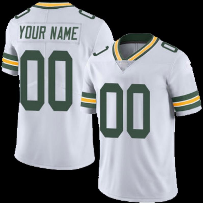 2023 Wholesale Stitched Customize Elite Any Name Number 12 Aaron Rodgers Jones Football Jersey S-5xl