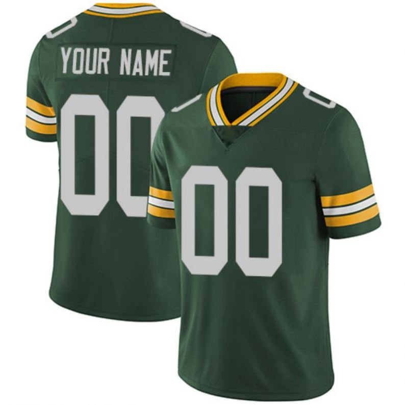 2023 Wholesale Stitched Customize Elite Any Name Number 12 Aaron Rodgers Jones Football Jersey S-5xl