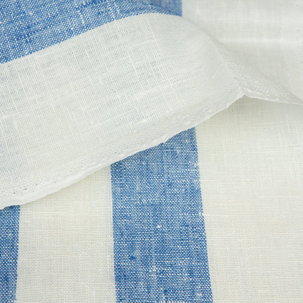 Wholesale 260 GSM 100% Organic Linen Woven Fabric Breathable Yarn Dyed Not Softened Clothes Shirts Upholstery Plain Style Home