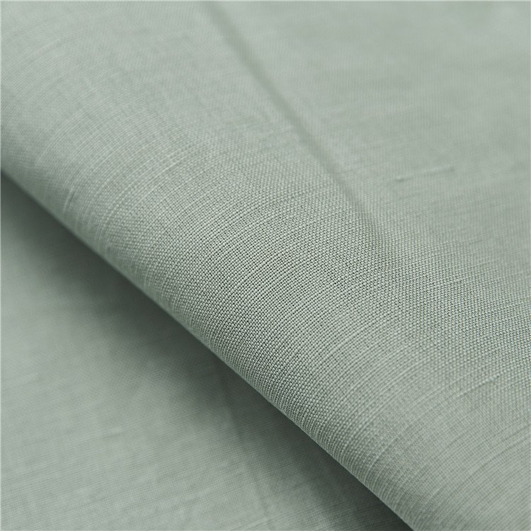 European Style Organic Linen Curtain Fabric 100% Linen Upholstery Fabric For Furniture
