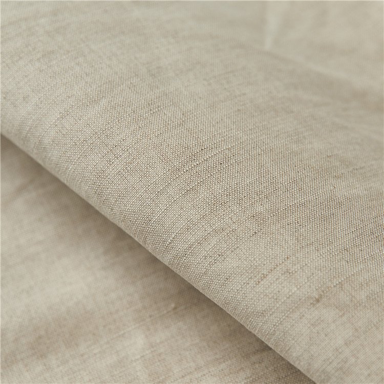 European Style Organic Linen Curtain Fabric 100% Linen Upholstery Fabric For Furniture