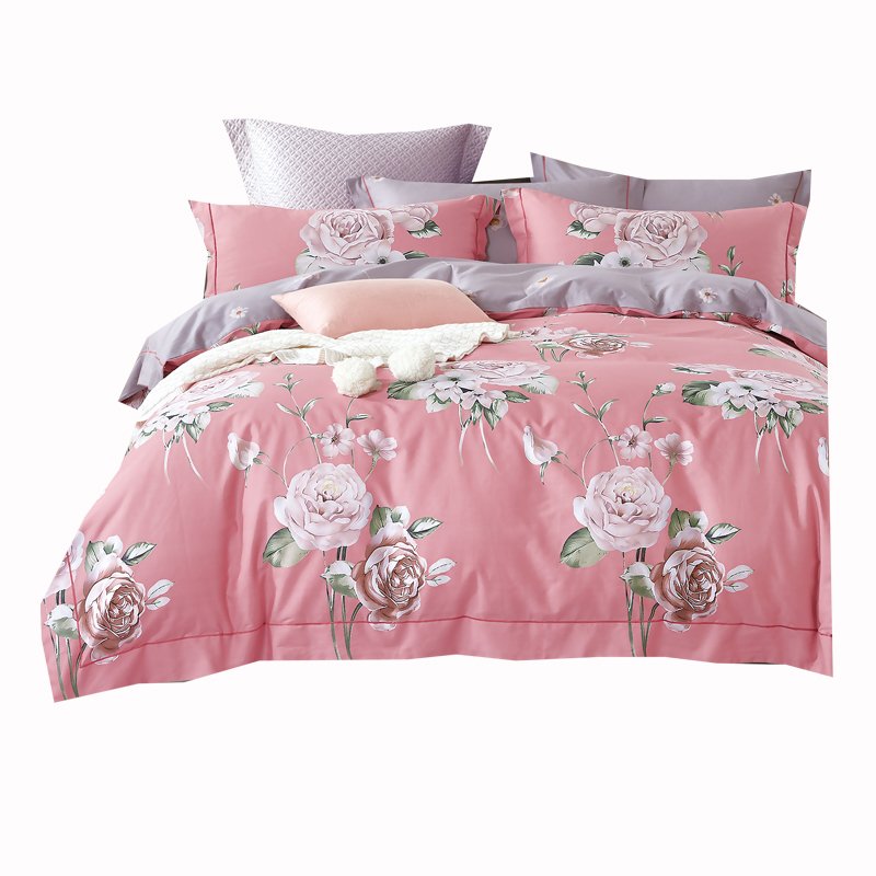 nantong wholesale in stock cotton printing bed linen fabric