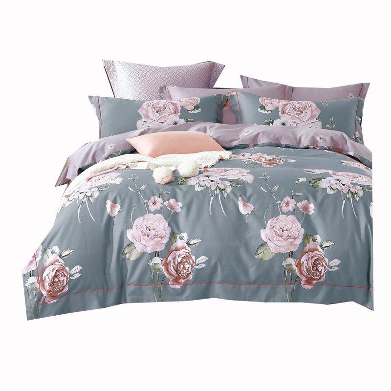 nantong wholesale in stock cotton printing bed linen fabric