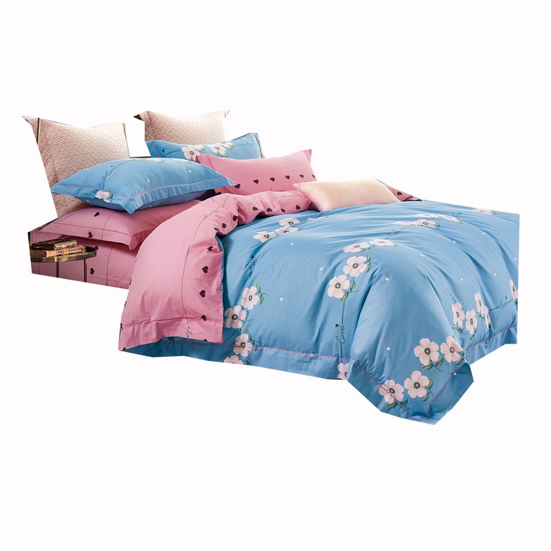 nantong wholesale in stock cotton printing bed linen fabric