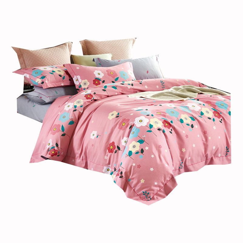 nantong wholesale in stock cotton printing bed linen fabric
