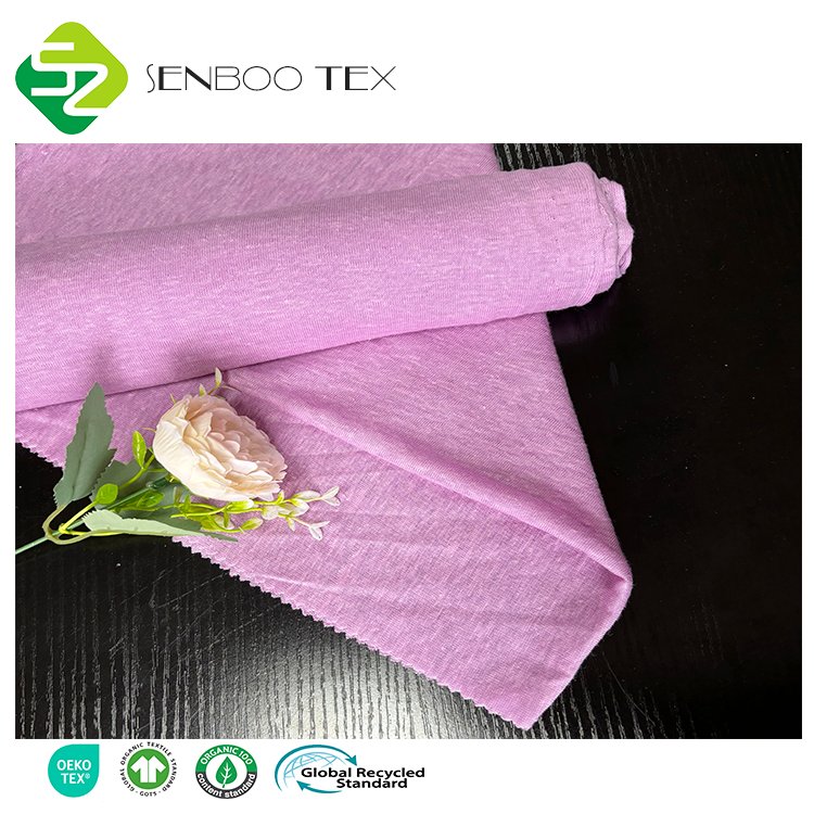 Wholesale 100% Linen Textile Knit Jersey Fabric Premium Towel Fabric for Shirts